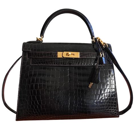 hermes kelly crocodile.